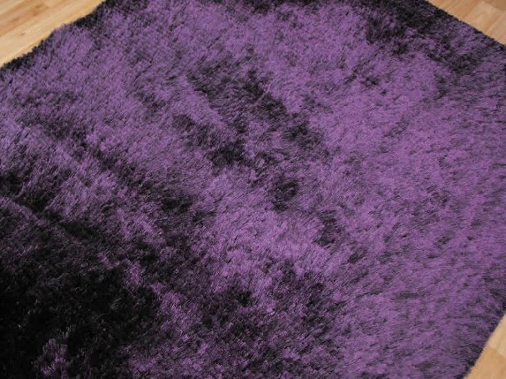Plush Purple Shaggy Rug